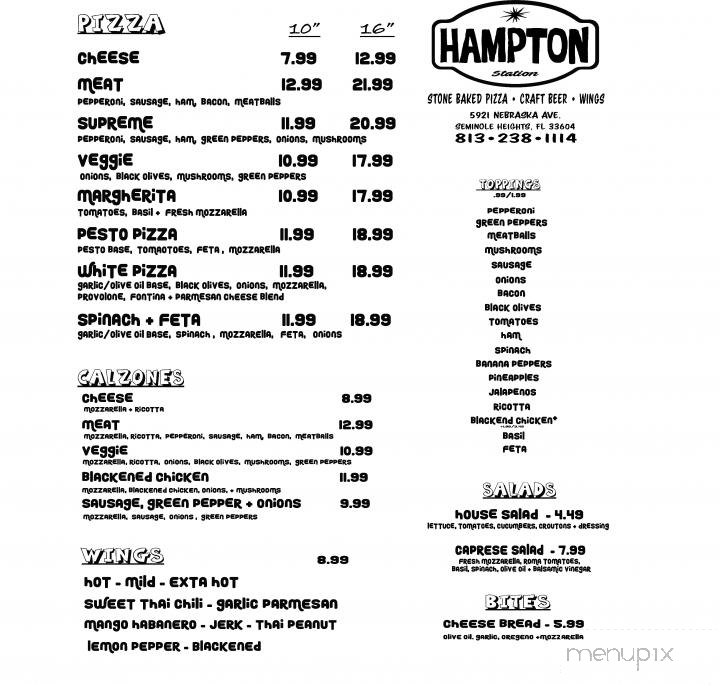 Hampton Station Pizzeria - Tampa, FL