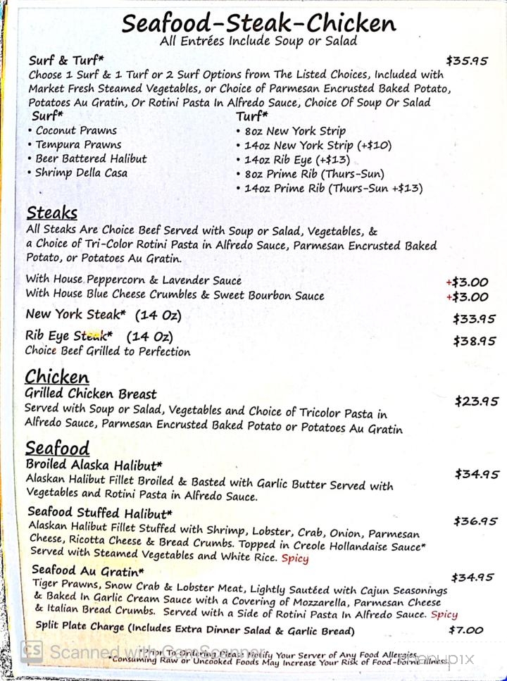 Evangelo's Restaurant - Wasilla, AK menu_pic