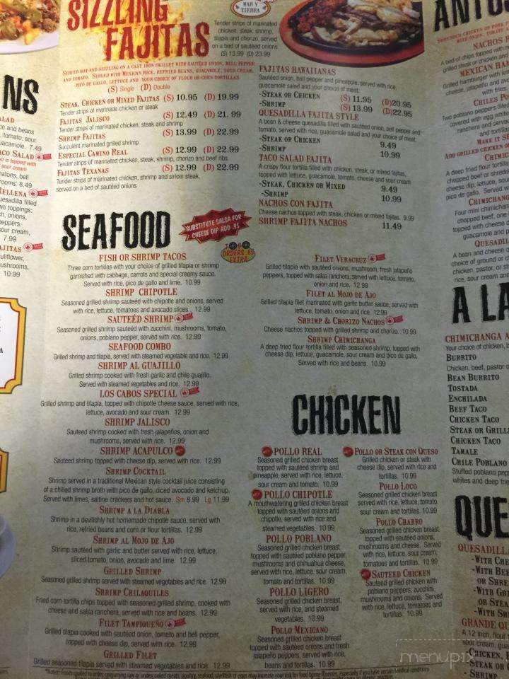 Elcharro Mexican Restaurant - Athens, TN menu_pic