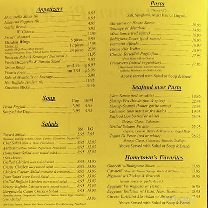 Hometown Pizza III - Thomaston, CT menu_pic