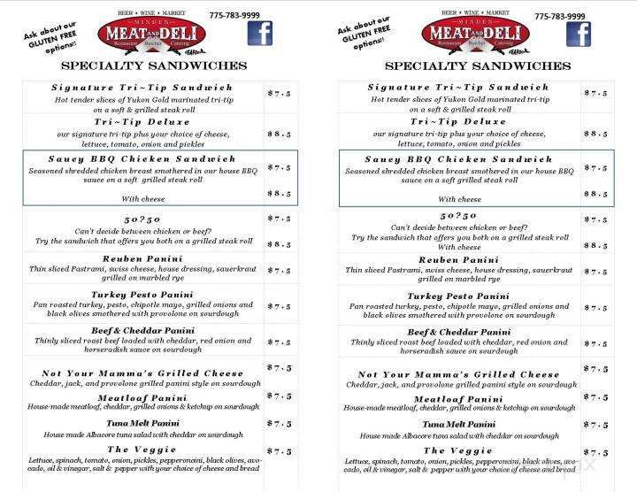Minden Meat and Deli - Minden, NV menu_pic