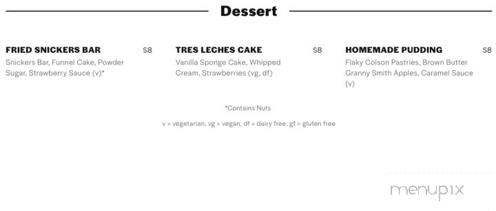 Crossbar - New York, NY menu_pic