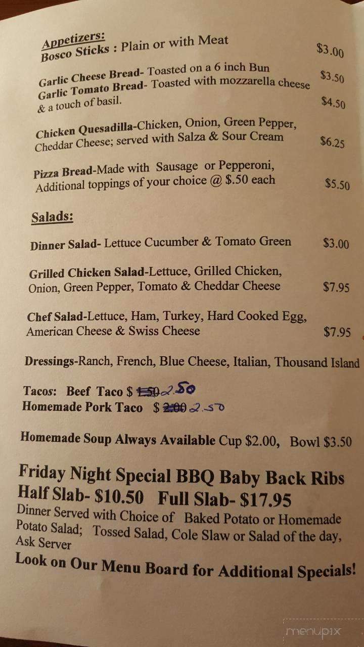 LES & Pearl's - Union Mills, IN menu_pic
