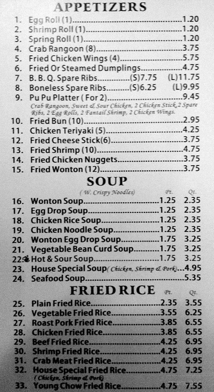 New China - Harrah, OK menu_pic