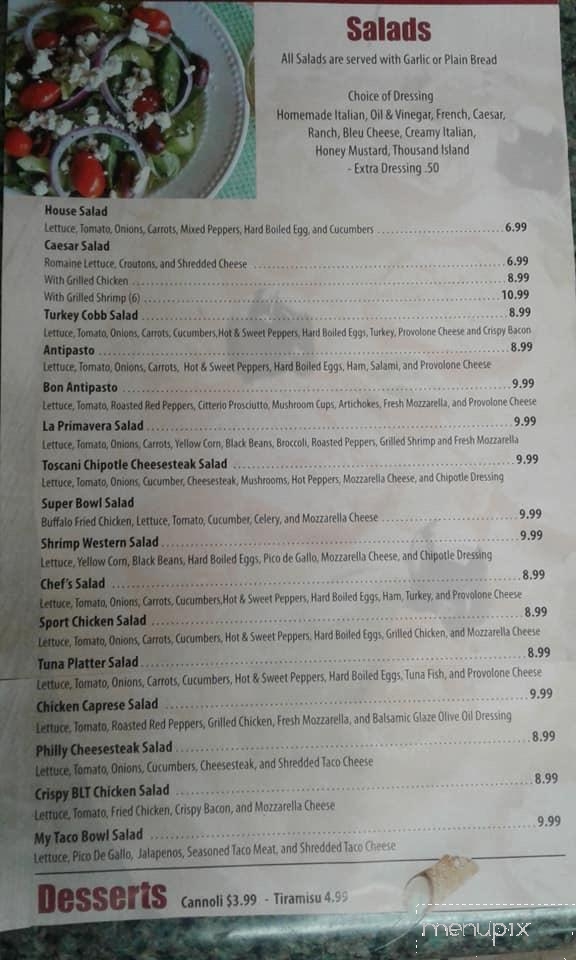 King's Pizzeria - Berwick, PA menu_pic