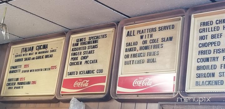 Gene's Family Restaurant - Cumberland, MD menu_pic