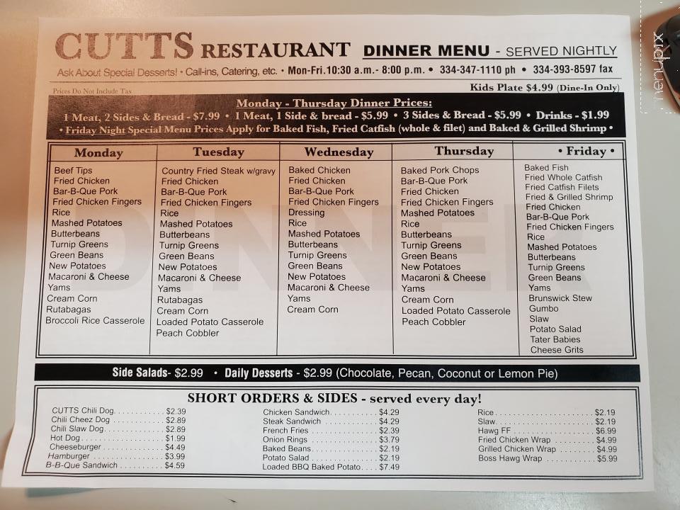 Cutts Restaurant - Enterprise, AL