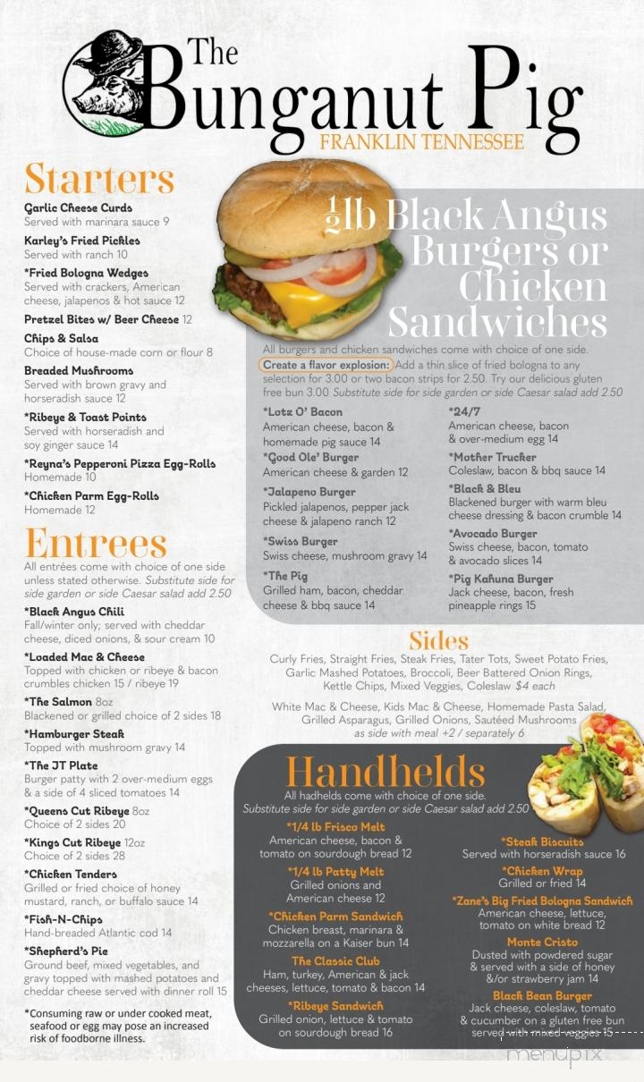 Bunganut Pig - Franklin, TN menu_pic