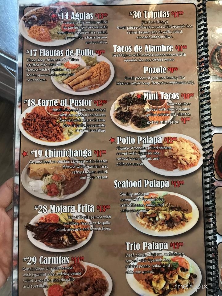 Taqueria Jalisco - Midland, TX menu_pic