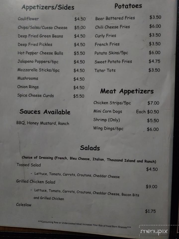 Two J's Incorporated - Nashville, MI menu_pic