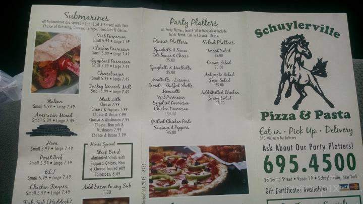 Schuylerville Pizza & Pasta - Schuylerville, NY