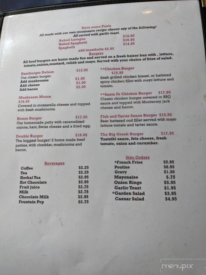 The Grill - Blue River, BC menu_pic