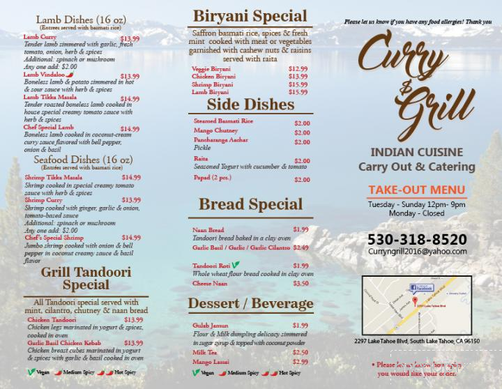 Curry & grill - South Lake Tahoe, CA