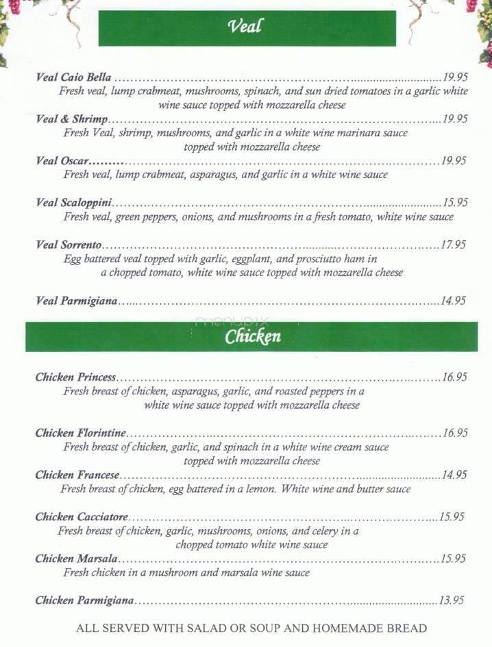 Ella's Mama Mias Restaurant and Pizzeria - Salem, NJ menu_pic