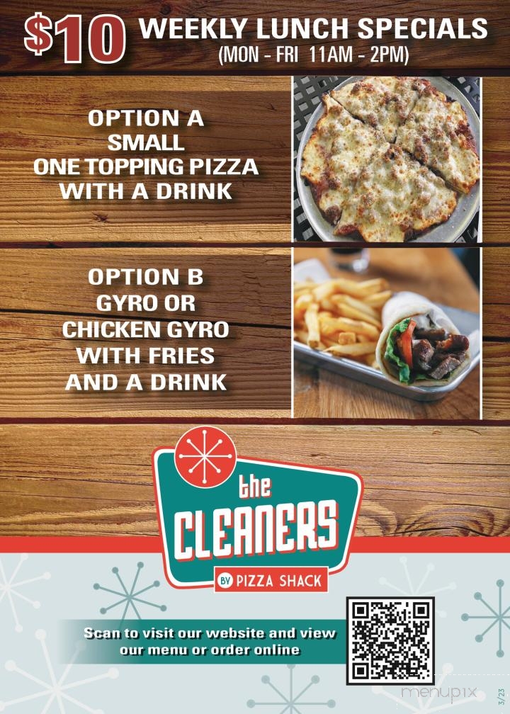The Cleaners by Pizza Shack - Brandon, MS menu_pic