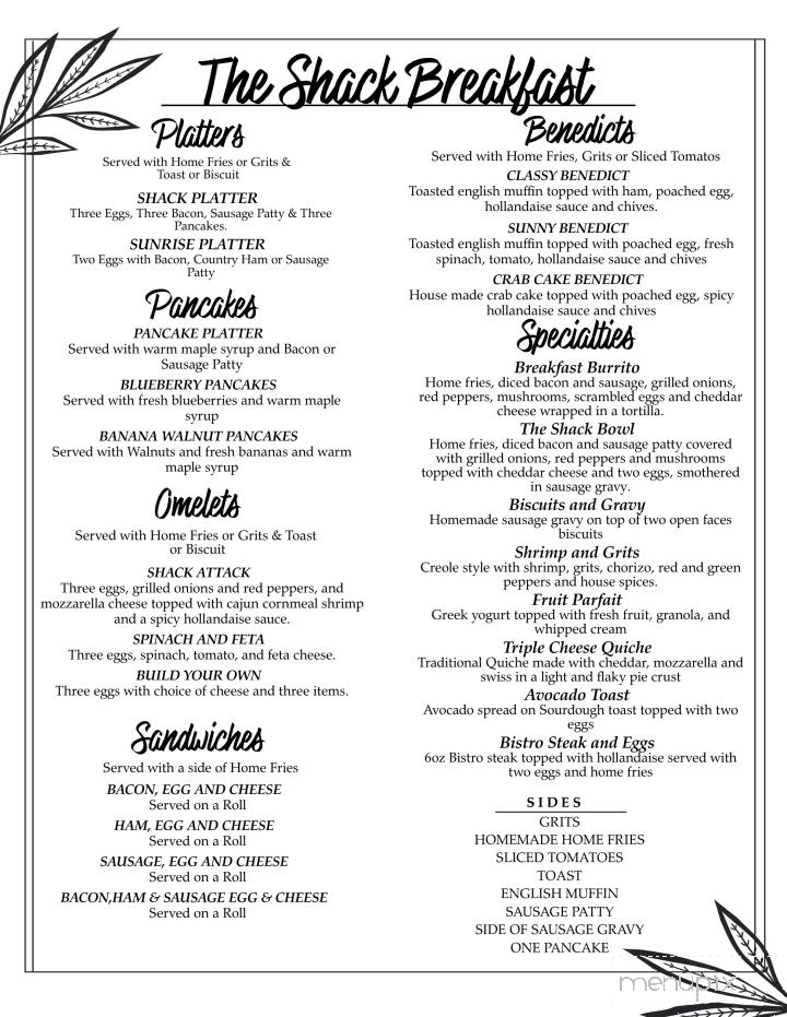The Shack Seafood Restaurant - Palm Bay, FL menu_pic