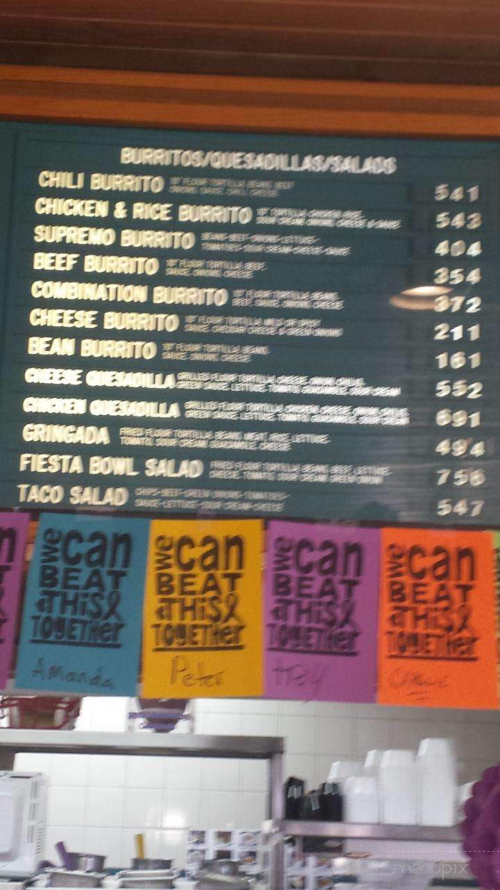Gringo's - Webb City, MO menu_pic