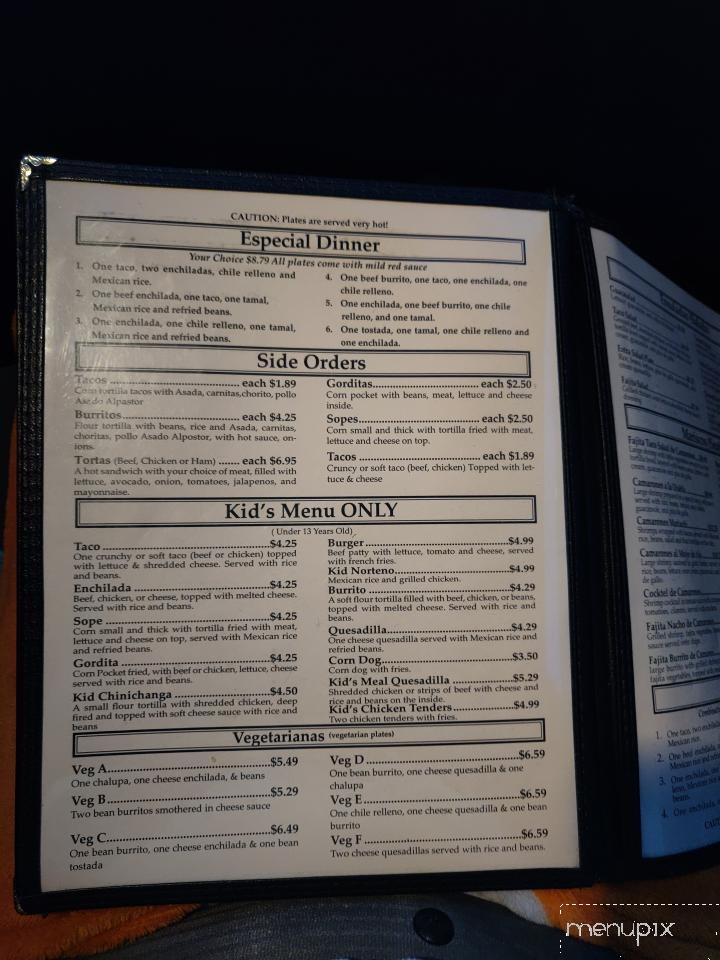 Taqueria El Mariachi - Danville, AR menu_pic