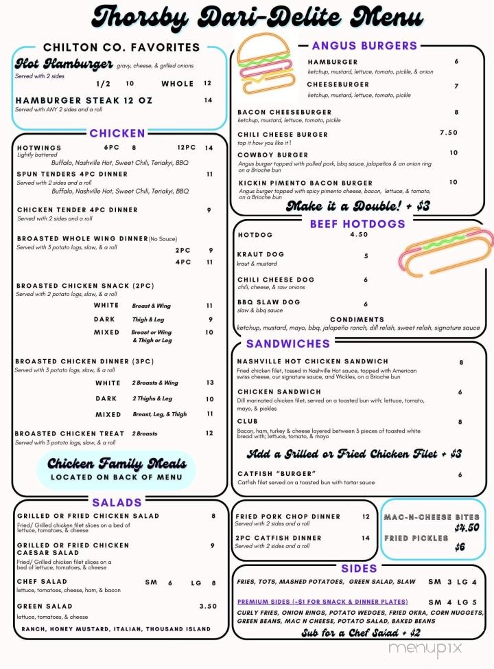 Dari Delite - Thorsby, AL menu_pic
