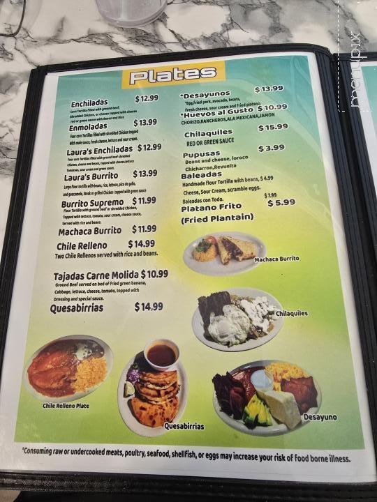 Laura's Cocina - Nashville, TN menu_pic