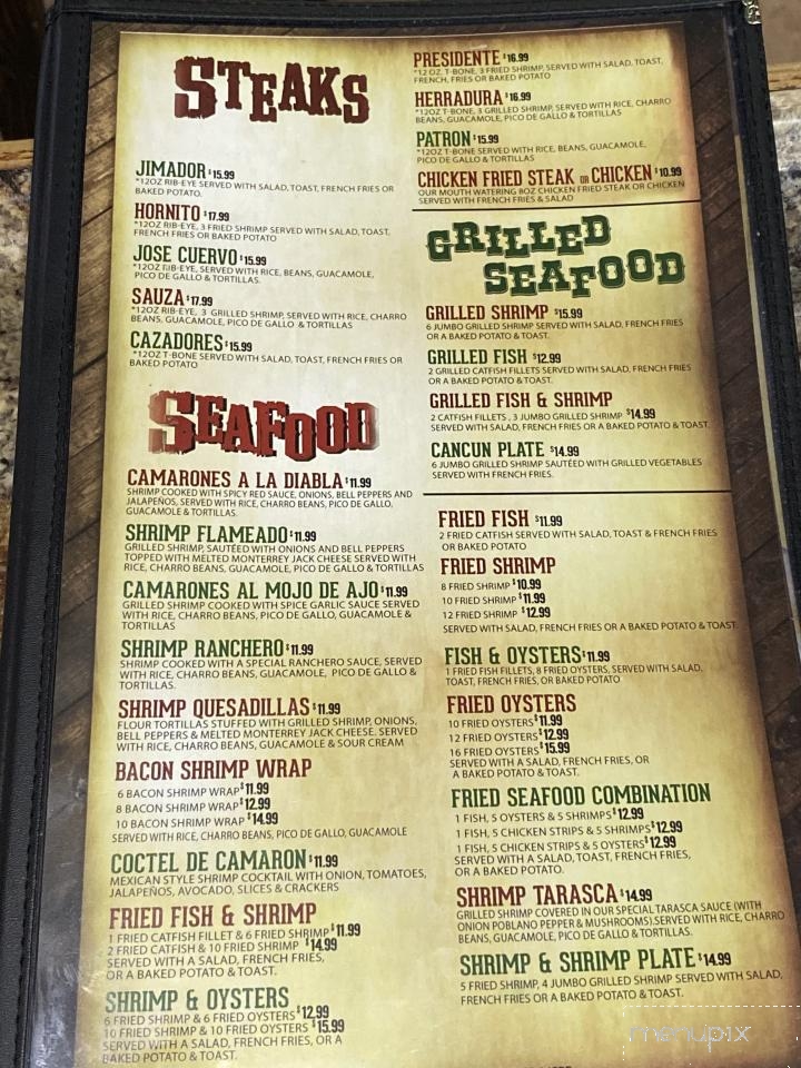 Pinto Bean - Victoria, TX menu_pic