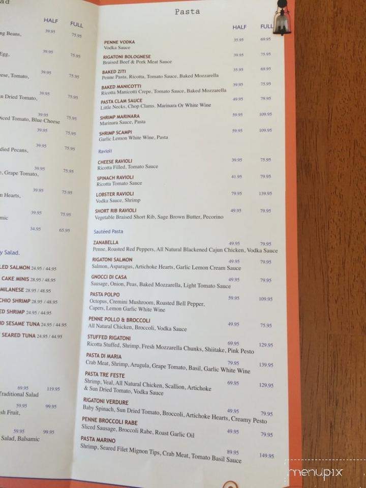 Rosario's Trattoria - Midland Park, NJ menu_pic