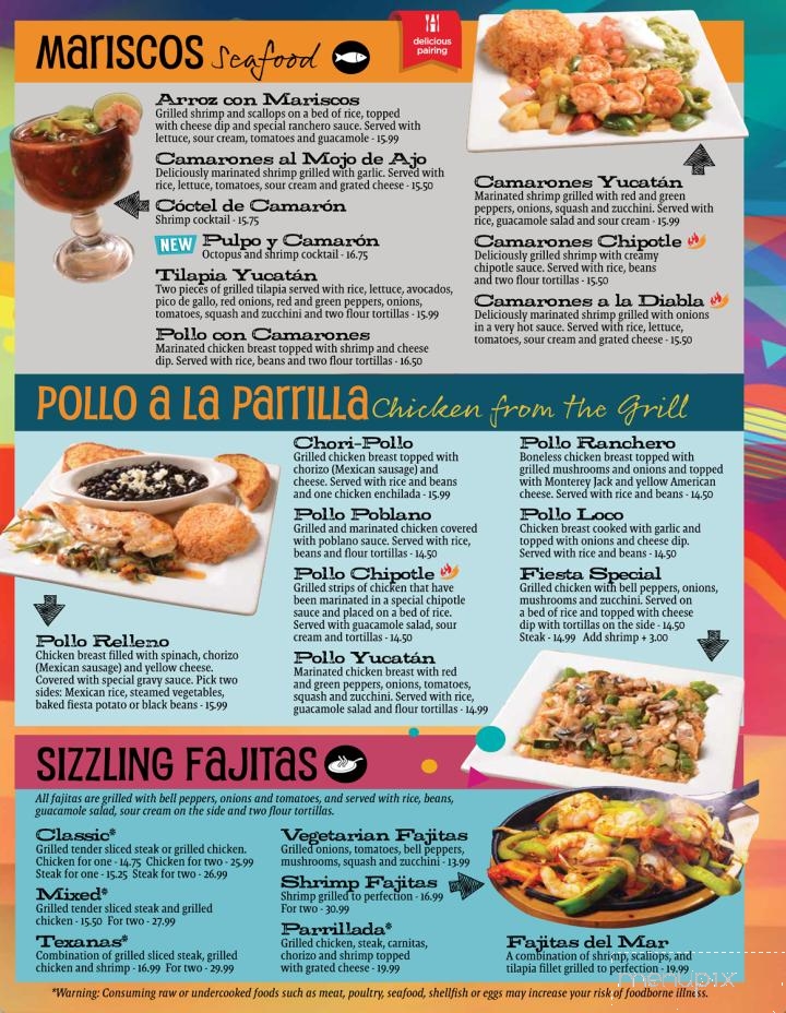 Fiesta Mexicana - Benson, NC menu_pic