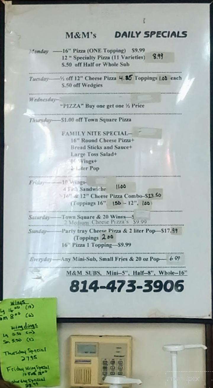 M & M Pizza - Rimersburg, PA