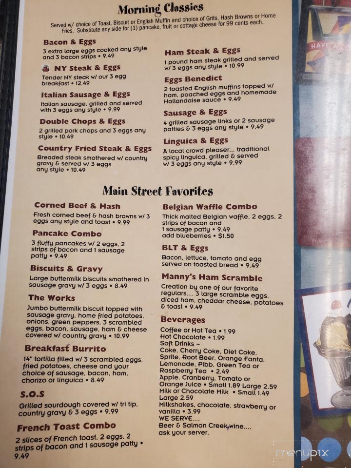6th Street Diner - Los Banos, CA menu_pic