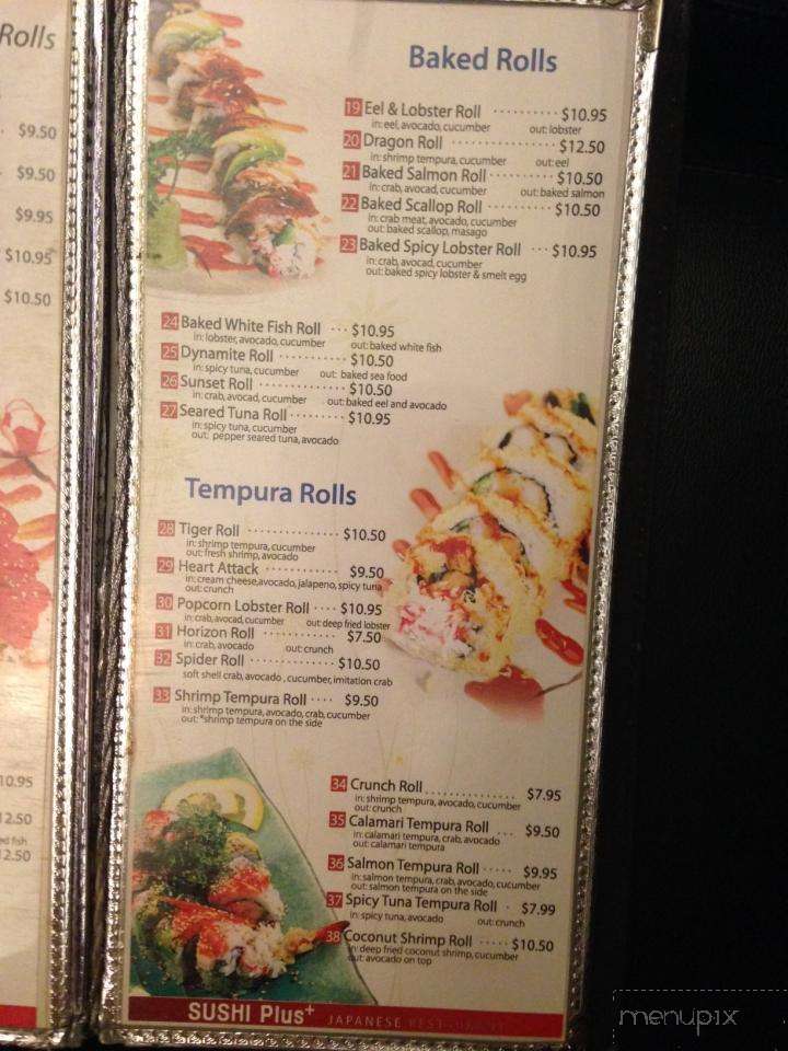 Sushi Plus - Montrose, CA menu_pic