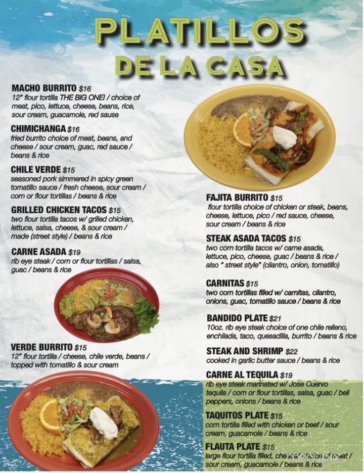 Acapulco Mexican - Waipahu, HI menu_pic