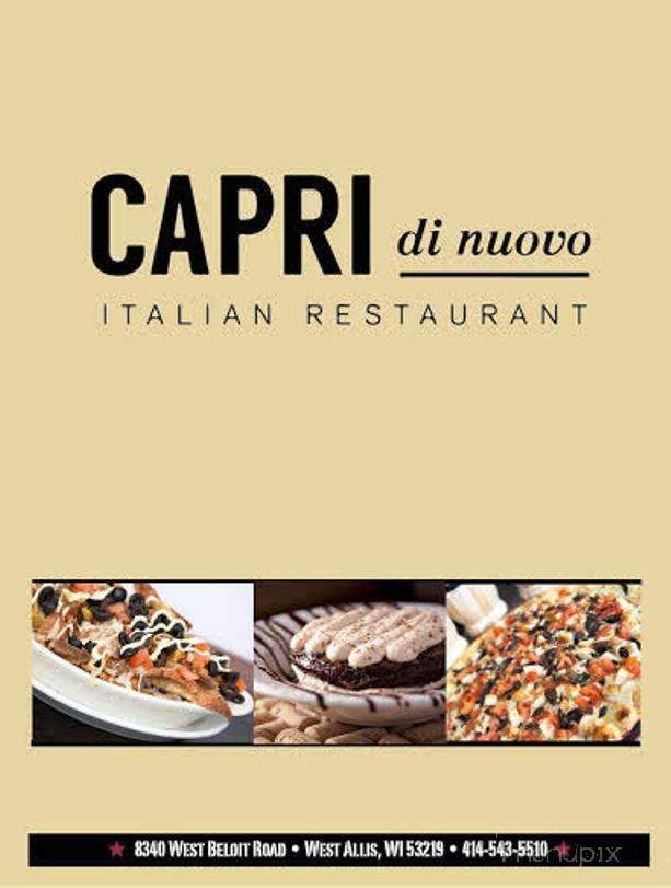 Capri Pizza Restaurant - Milwaukee, WI