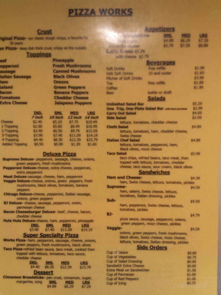 Pizza Works - Mexico, MO menu_pic