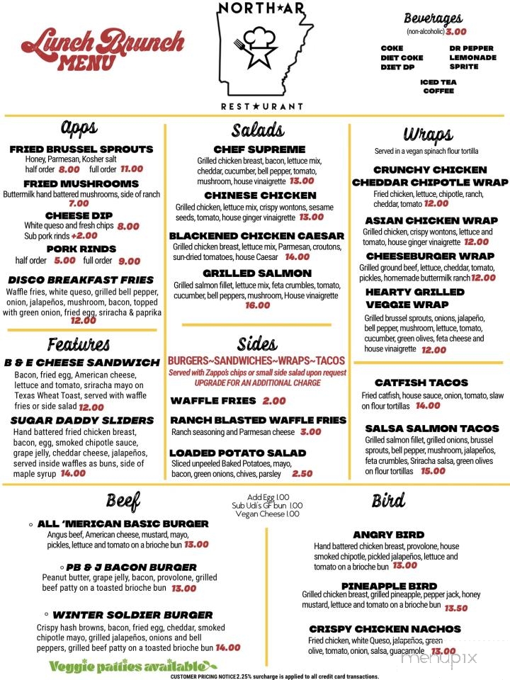 North Bar Popup - Searcy, AR menu_pic