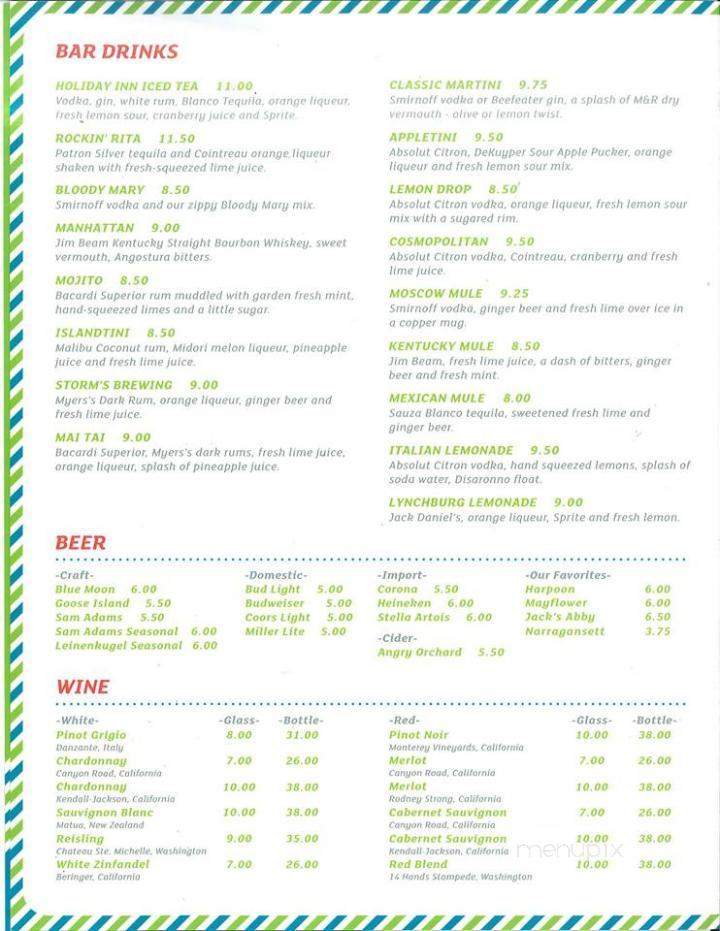 Bristol Grill - Mansfield, MA menu_pic