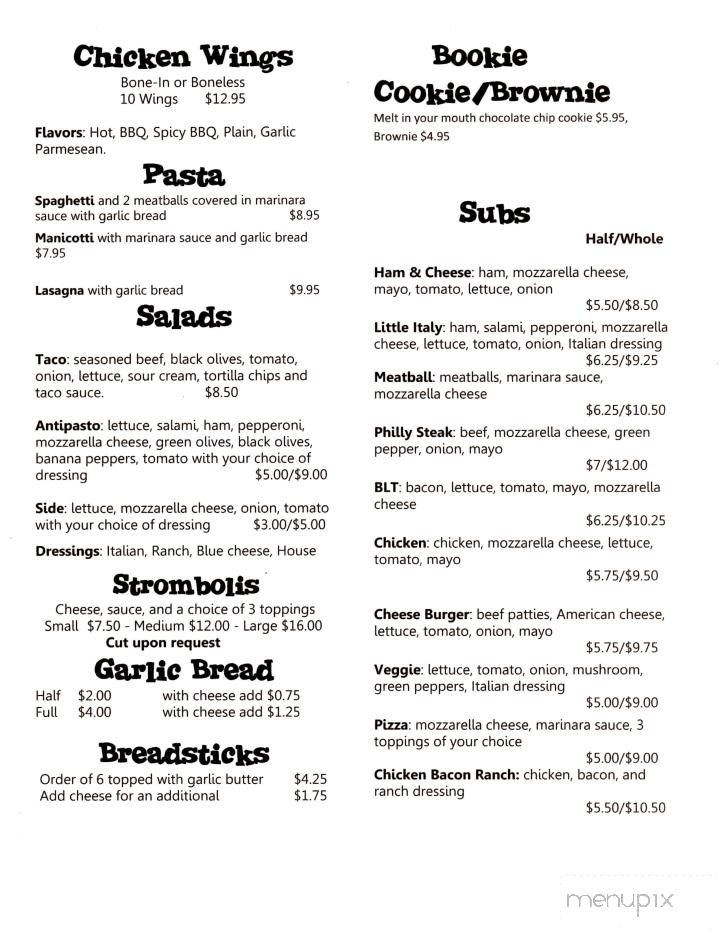 Emielio's Little Italy Pizza & Pasta - Bellevue, OH menu_pic