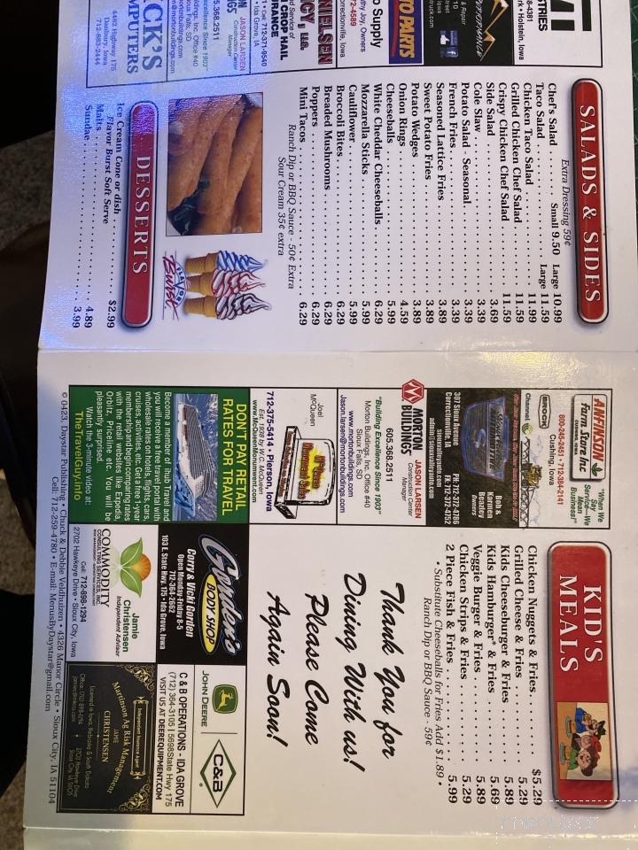 Midwest Deli & Grill Ltd - Holstein, IA menu_pic