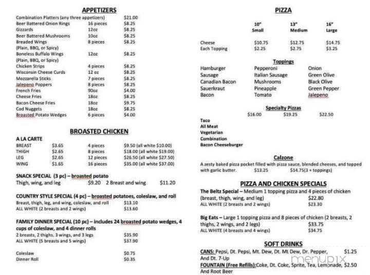 Miguels - Cedar Rapids, IA menu_pic