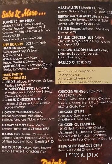 Brew Slice Bar & Grill - Liberty, IN menu_pic