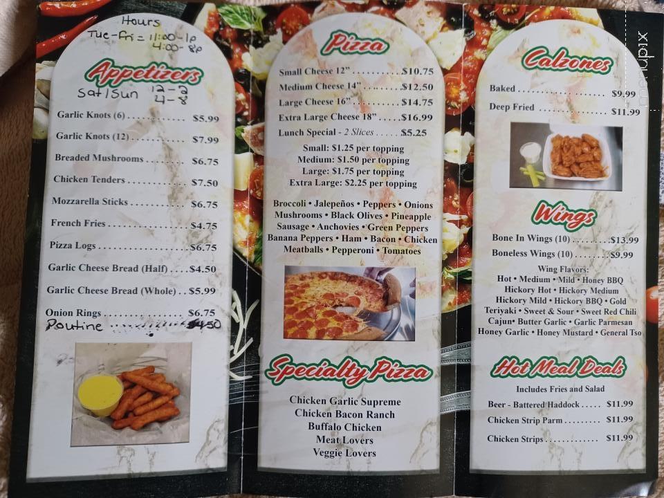 Dashnaws Pizzeria - Gouverneur, NY menu_pic