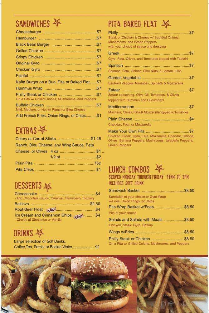 Cold Spot - Cross Lanes, WV menu_pic