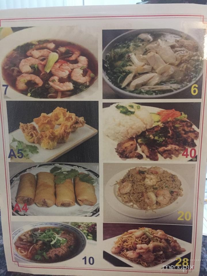 Southern Pho - Bossier City, LA menu_pic