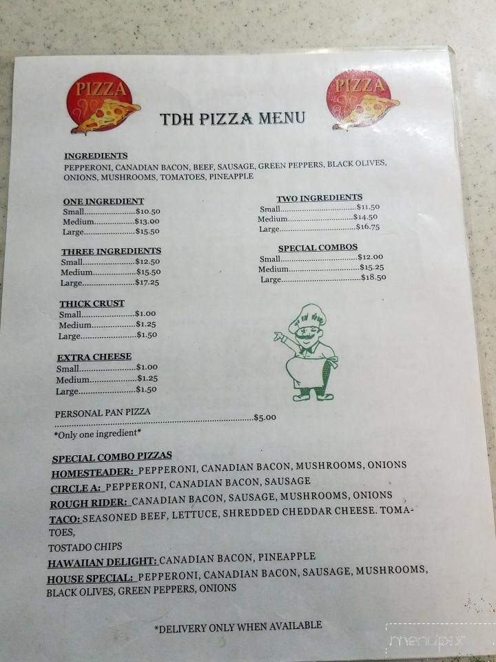 Tdh Fast Foods - New Town, ND menu_pic