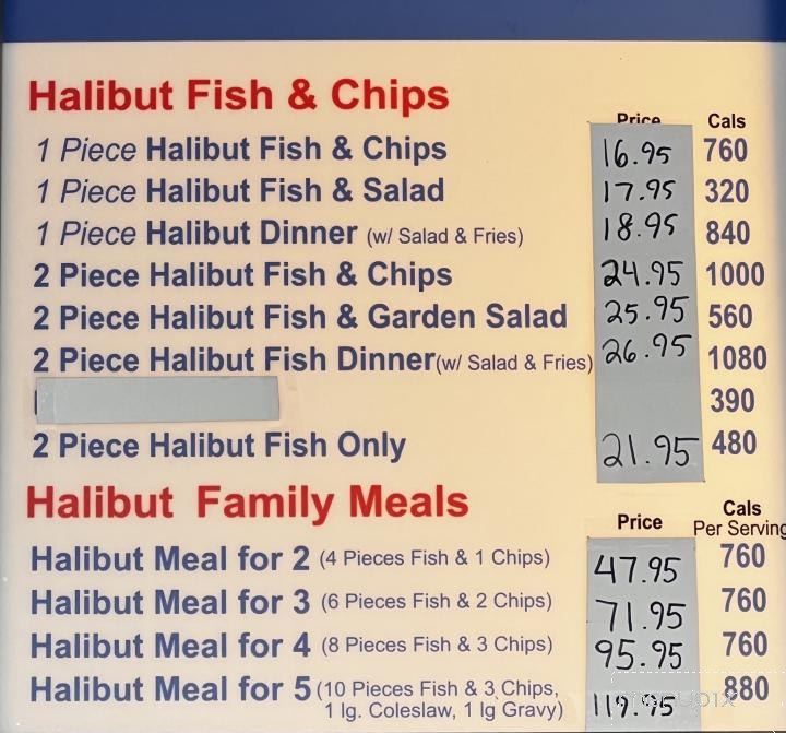 Captain George's Fish & Chips - Stouffville, ON menu_pic