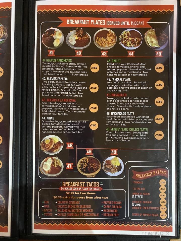 Taqueria Azteca - Eagle Lake, TX menu_pic