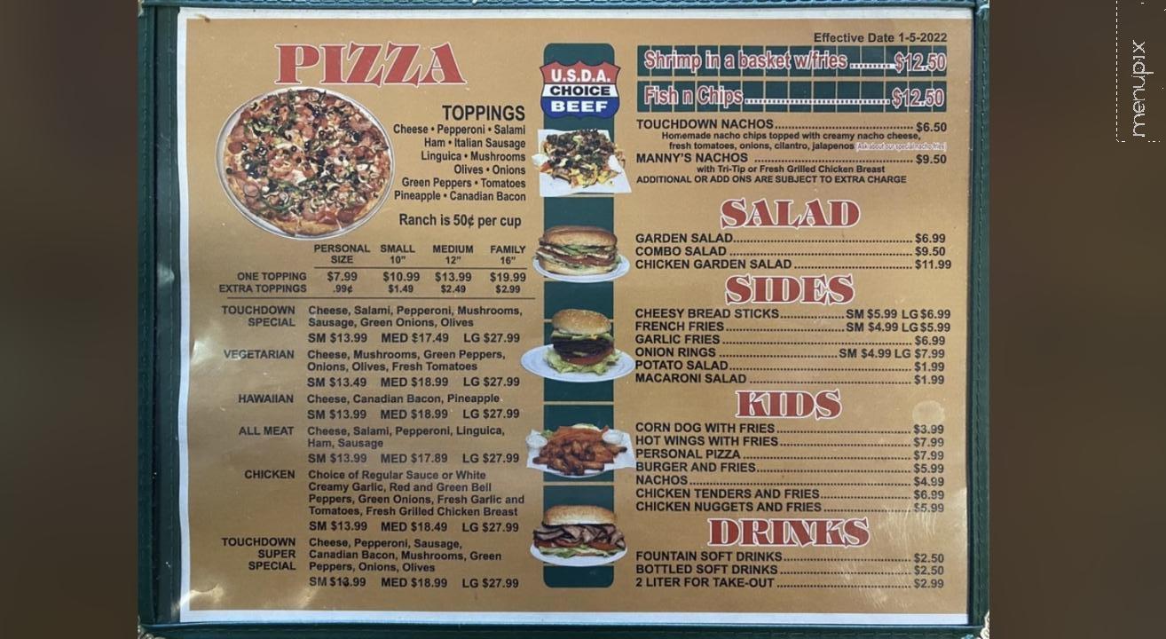 Touchdown Pizza & Deli - Patterson, CA