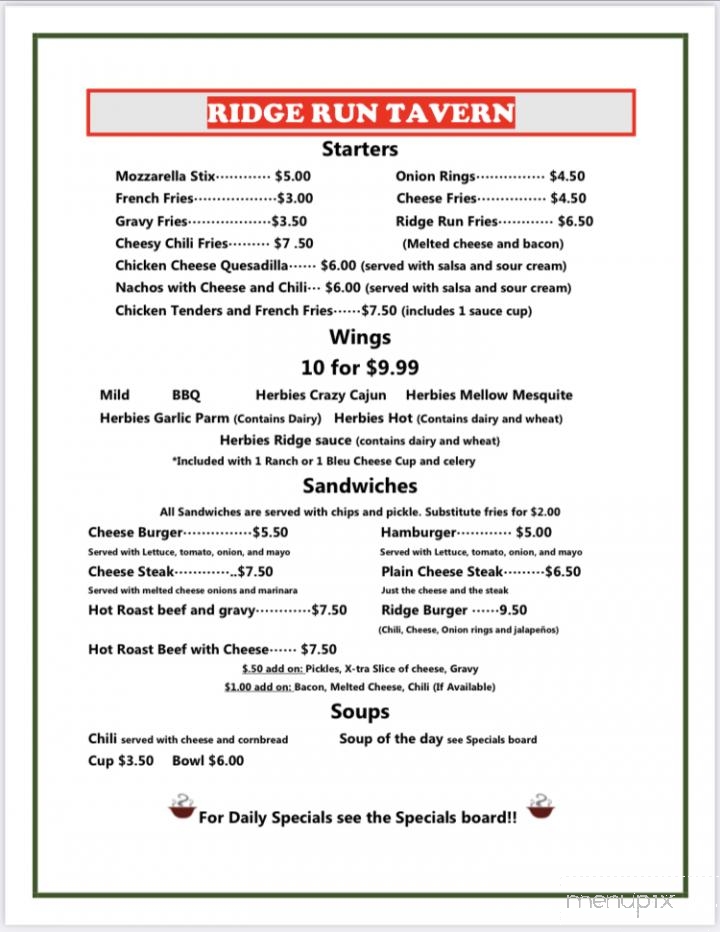 Ridge Run Tavern - Elizabethtown, PA