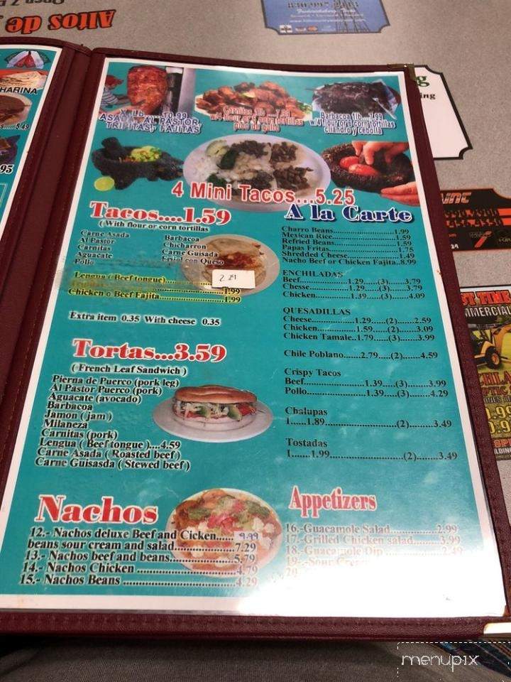 Taqueria Altos DE Jalisco - Fredericksburg, TX menu_pic