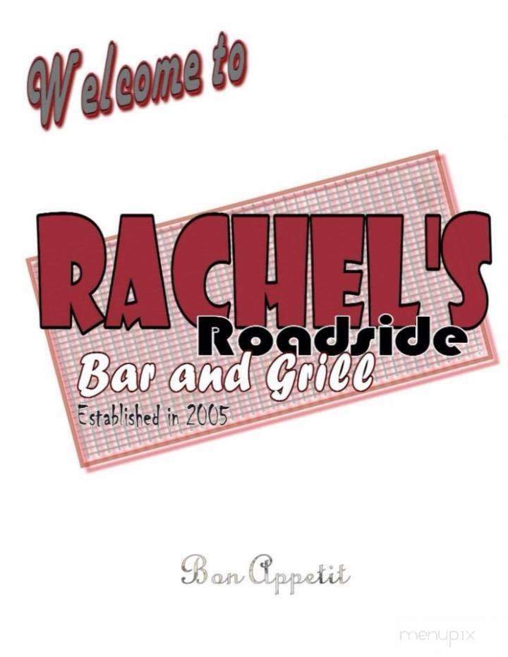 Rachel's Roadside Bar and Grill - Wittenberg, WI menu_pic