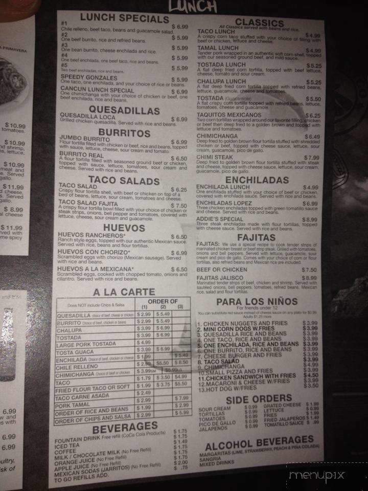 Cancun Mexican Grill - Hays, KS menu_pic